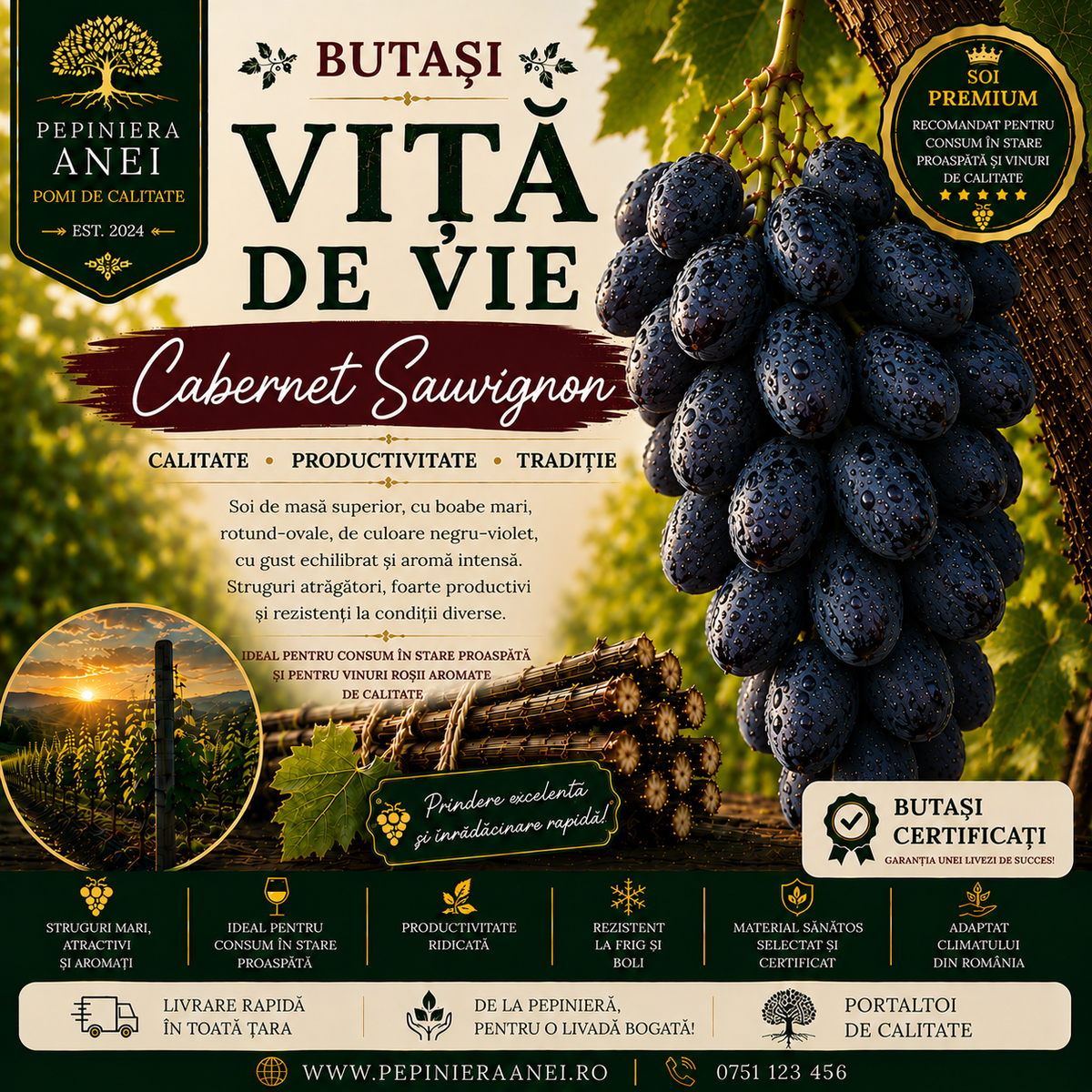 Butași Viță de Vie – Cabernet Sauvignon
