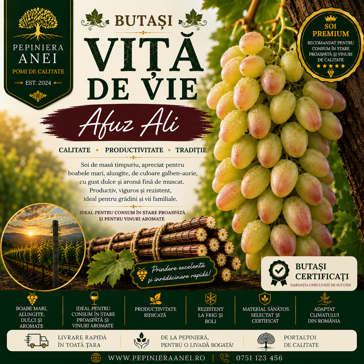 Butași Viță de Vie – Afuz Ali