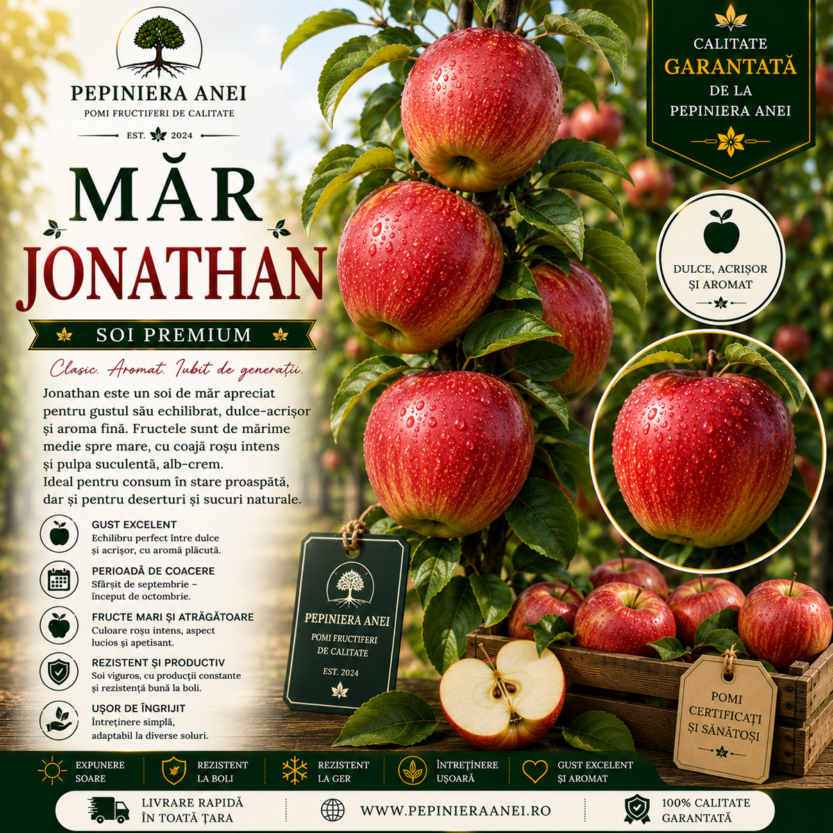 Măr – Jonathan