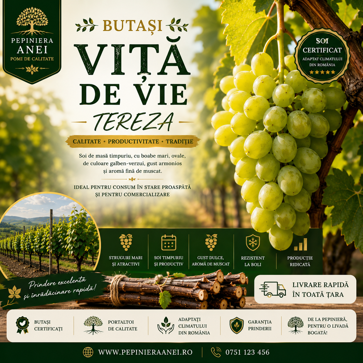 Butași Viță de Vie – Tereza