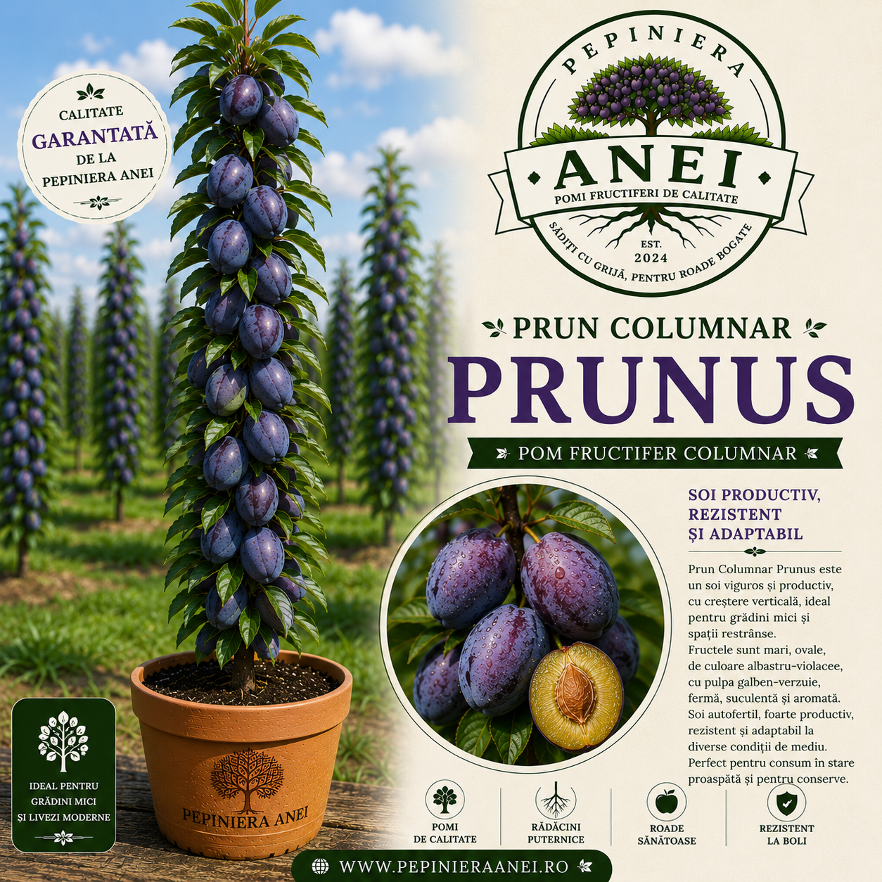 Prun Columnar  Prunus
