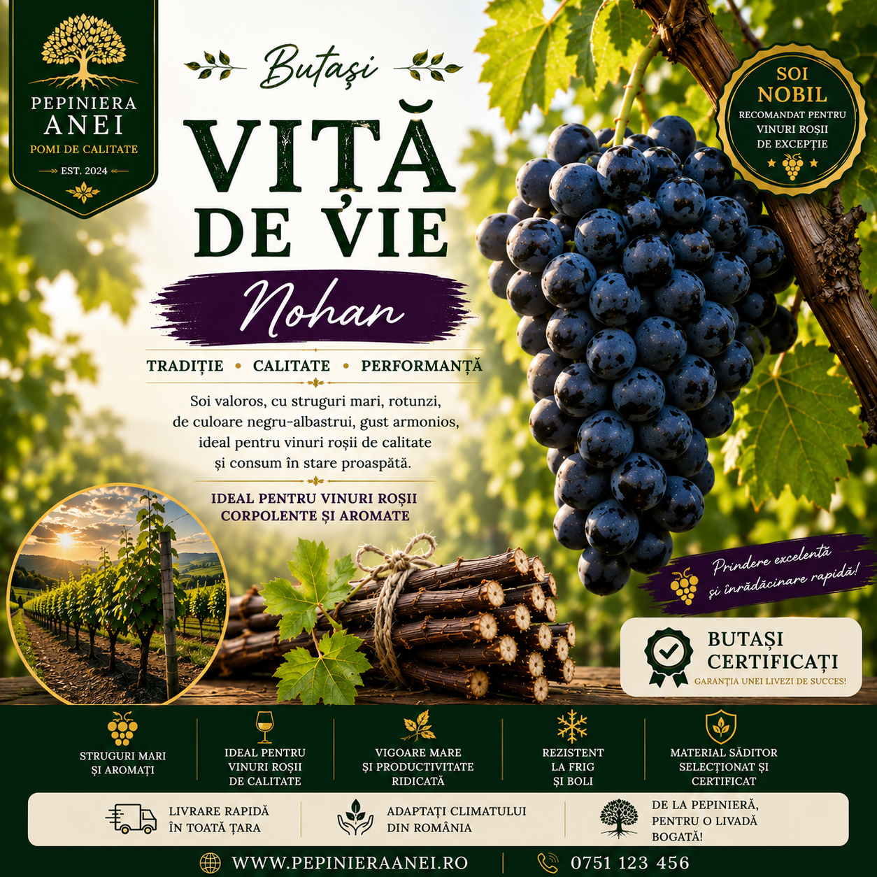 Butași Viță de Vie – Nohan