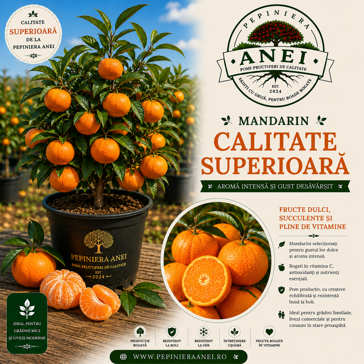 Mandarin – Calitate Superioară