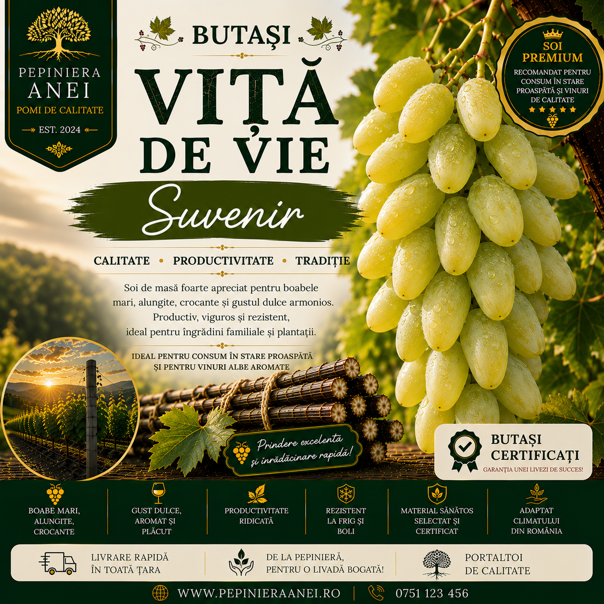 Butași Viță de Vie – Suvenir