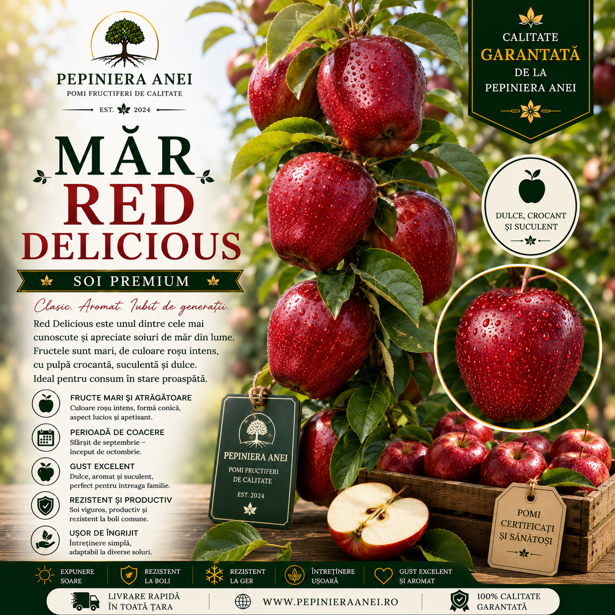 Măr – Red Delicious