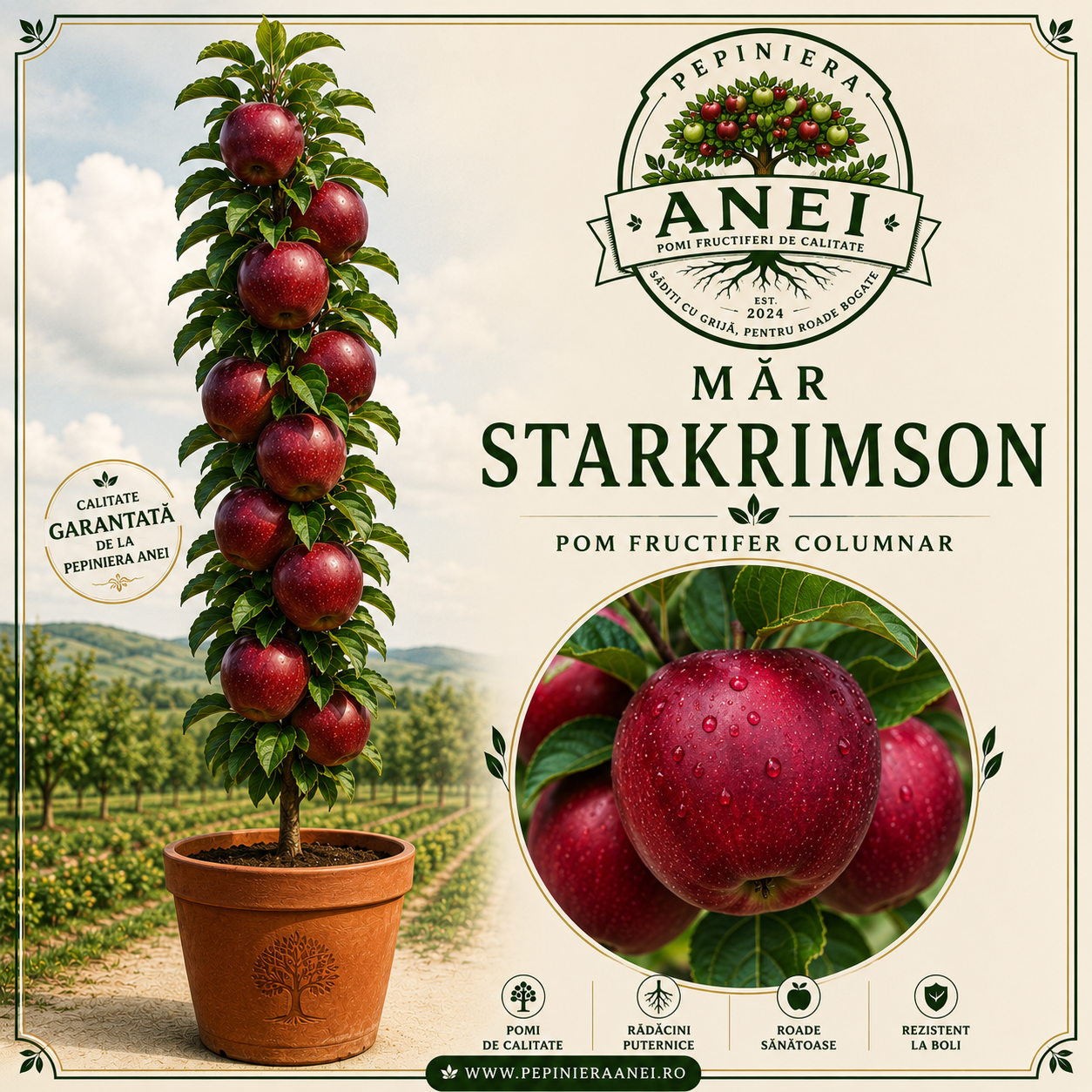Măr Starkrimson
