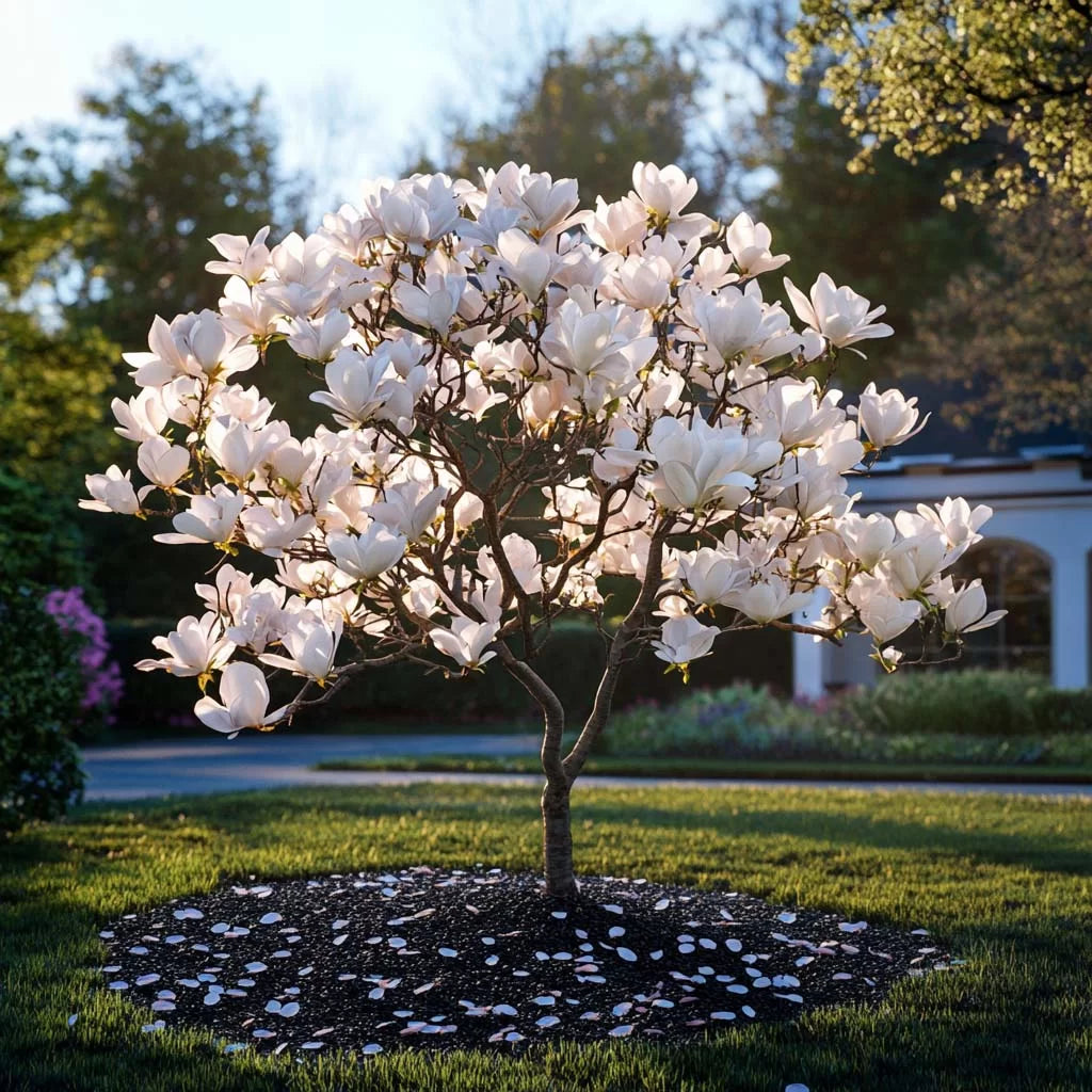 Magnolia Crystal Alba (Magnolia 'Crystal Alba') – Ghiveci, înălțime 80–100 cm